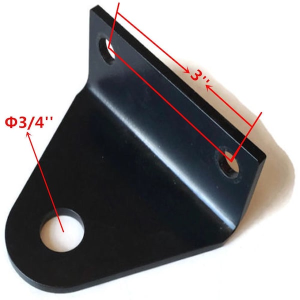 Universal ZTR Zero Turn Mower Trailer Tow Hitch 3" mt 3/4" pin hole